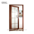 Tempered glass aluminum entrance door on sale